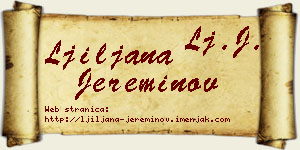 Ljiljana Jereminov vizit kartica
